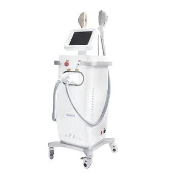

2 in 1 E Light Depilator IPL SHR Epilator Hair Removal DPL Shrink Pores Reducing Pigments Hair Removal Machine