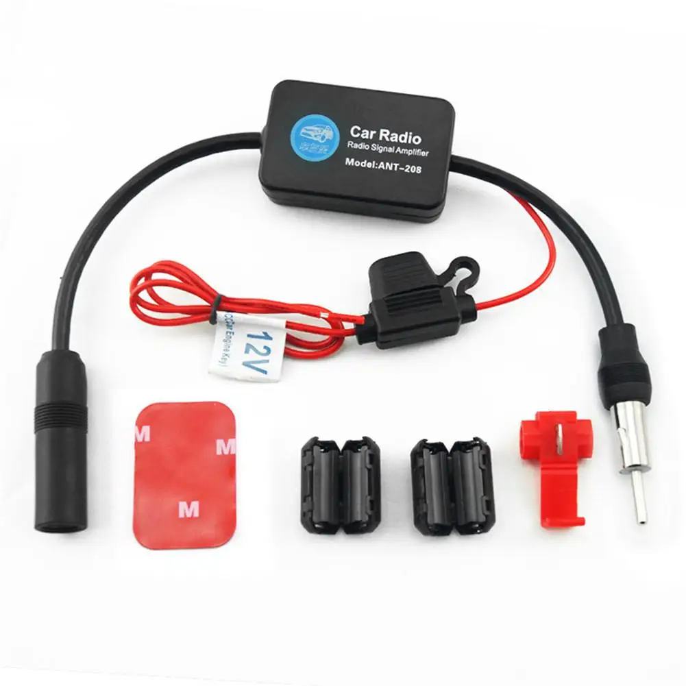 Автомобильный усилитель радиосигнала AM/ FM 15 в антенны Внешние детали