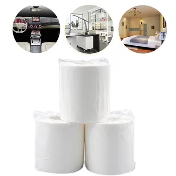

6 Rolls Toilet Paper 3-Layers Thickened Household No Fragrance Bath Tissue Natural Wood Pulp Hand Towels