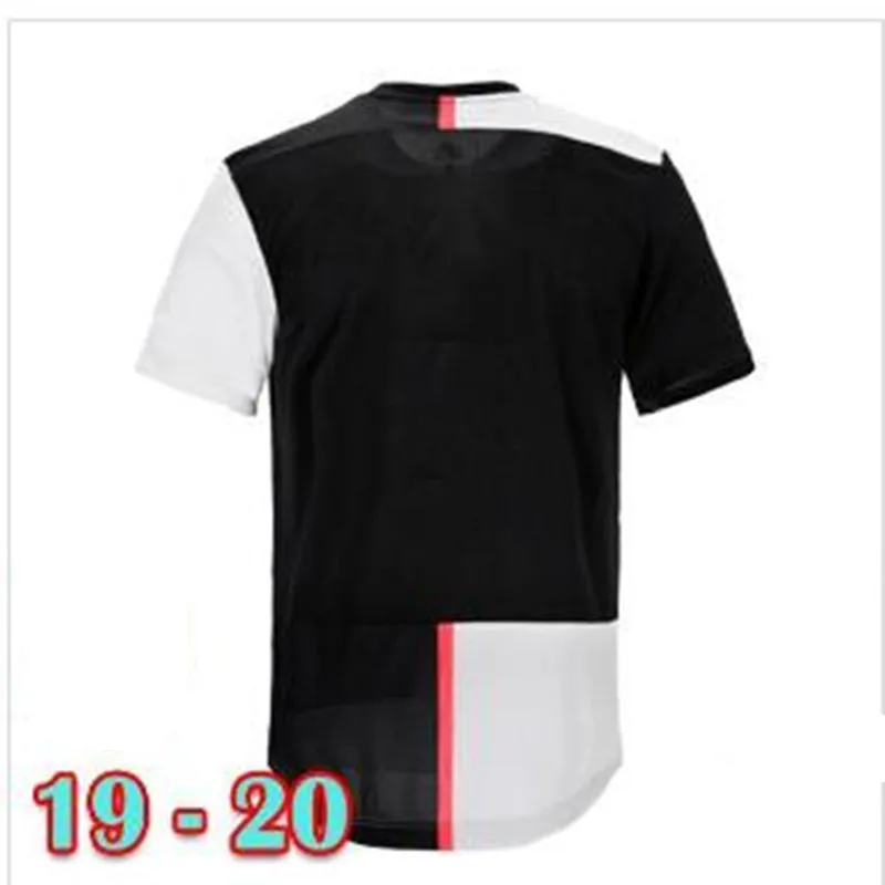 Новинка 19/20 juve Футбольная Футболка BUFFON Dybala DE LIGT Ramsey Emre Can Ronaldo Mandzukic Kean Футбольная Футболка для взрослых майки - Цвет: shirt