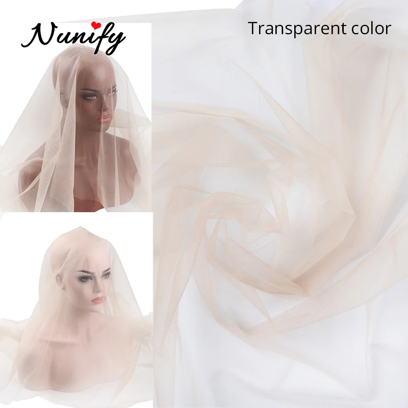 Invisible Swiss Lace Material Basement Foundation Toupee Frontal Closure Net For Making Wigs