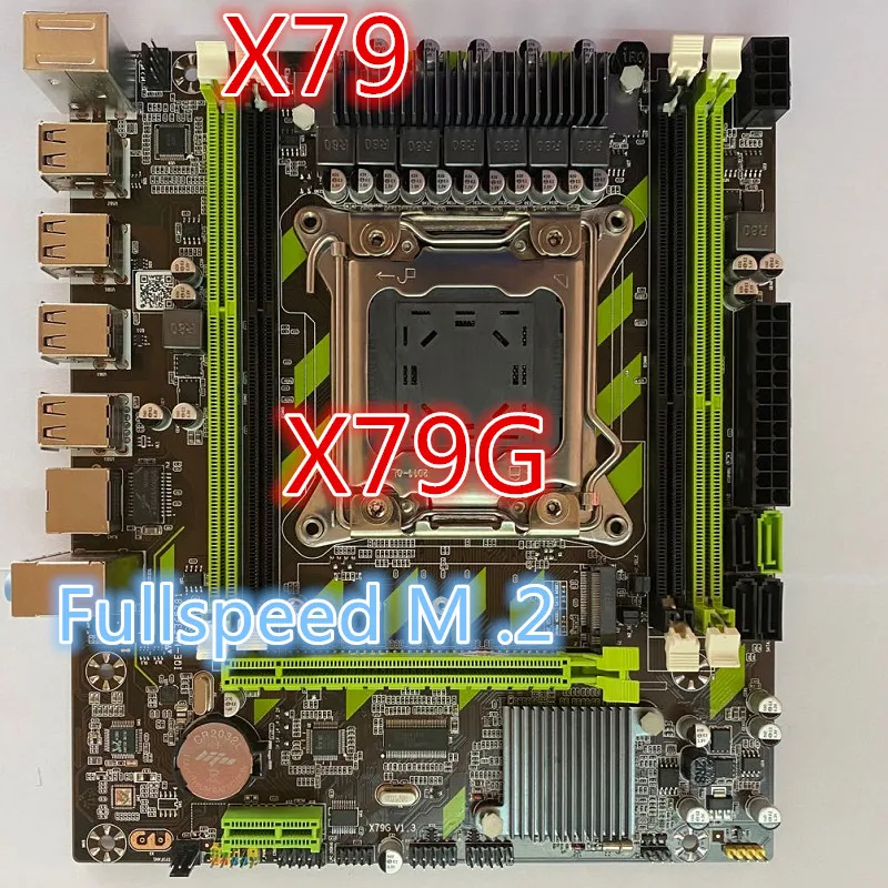 X79 X79G материнская плата LGA 2011 USB2.0 SATA3 поддержка памяти REG ECC и процессор Xeon E5 4DDR3 |