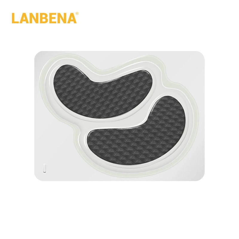 Black Eye Mask Lanbena, патчи для глаз кристальная коллагеновая маска для глаз, темные круги, удаляющие уход за лицом, увлажняющие, против старения, морщин, уход за кожей, 2 шт. = 1 пара, Уход за глазами патчи под глаза - Цвет: Black Eye Mask