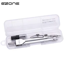 

EZONE 1PC Professional Adjustable Precision Drawing Compass Math Geometry Tool Compass Giving Lead Core School Stationery Supply