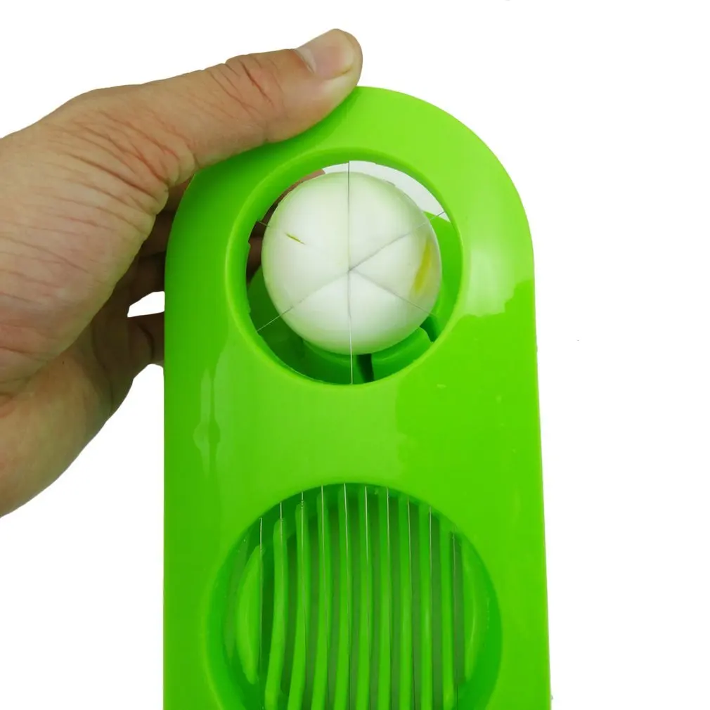 Kitchen Dual-Purpose Gadget Egg Cutter Multifunctional Egg Cutter Two In One Egg Slicers Tool Stainless Steel+ABS Drop Shipping