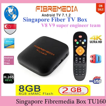 

2020 Newest Arrival Singapore starhub box Fibremedia TU160 Fiber Android TV box 2GB-8GB 3D 4K Singapore starhub TV series