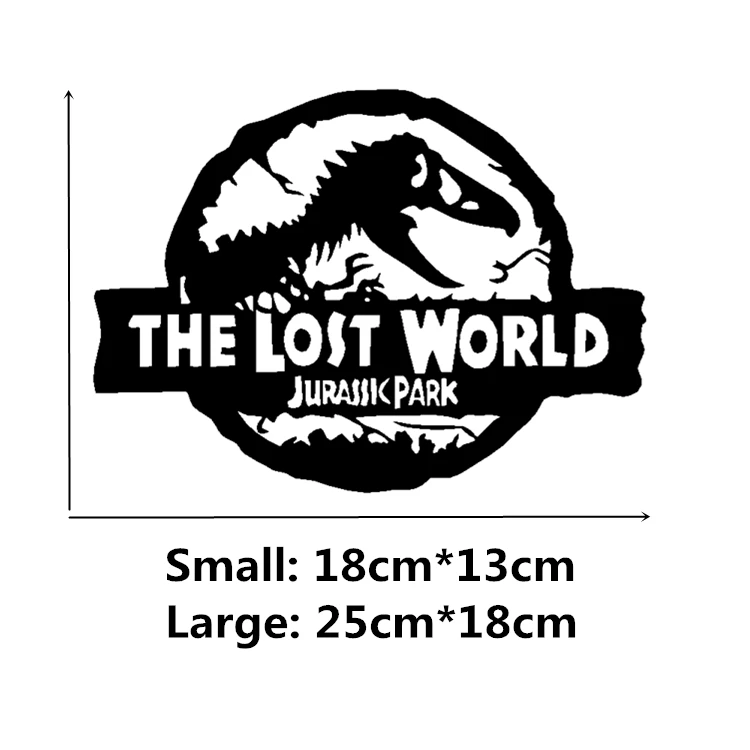 Jurassic Park The Lost World vintage Japan Imports 8cm 3" DECAL STICKER #1139 