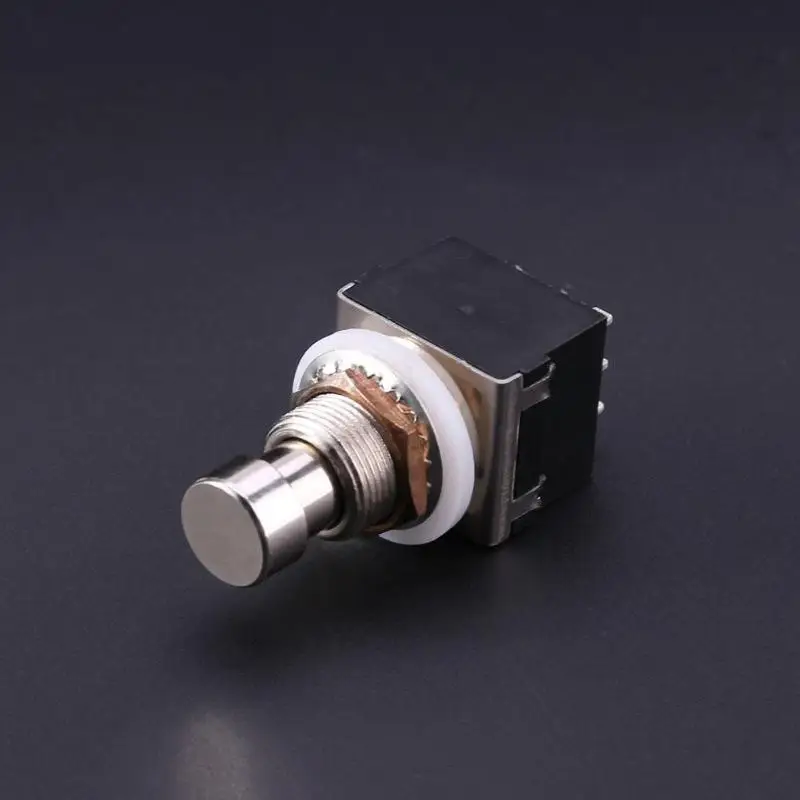 3PDT 9pin Кнопка ножного переключателя FR DIY гитарная педаль для создания