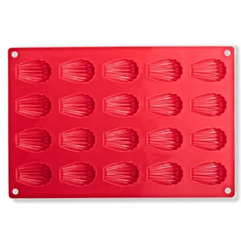 

18 Cavity Madeleine Shell Silicone Mold Madeleine Cookie Mold 100% Platinum Silicone Shell Biscuits Cake Bakeware Tools