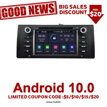 

Navirider Autoradio Gps Navigation Android 9.0 Car Radio Player for Bmw E39 M5 X5 E53 Dvd Bluetooth Aux Stereo Auto Accessories