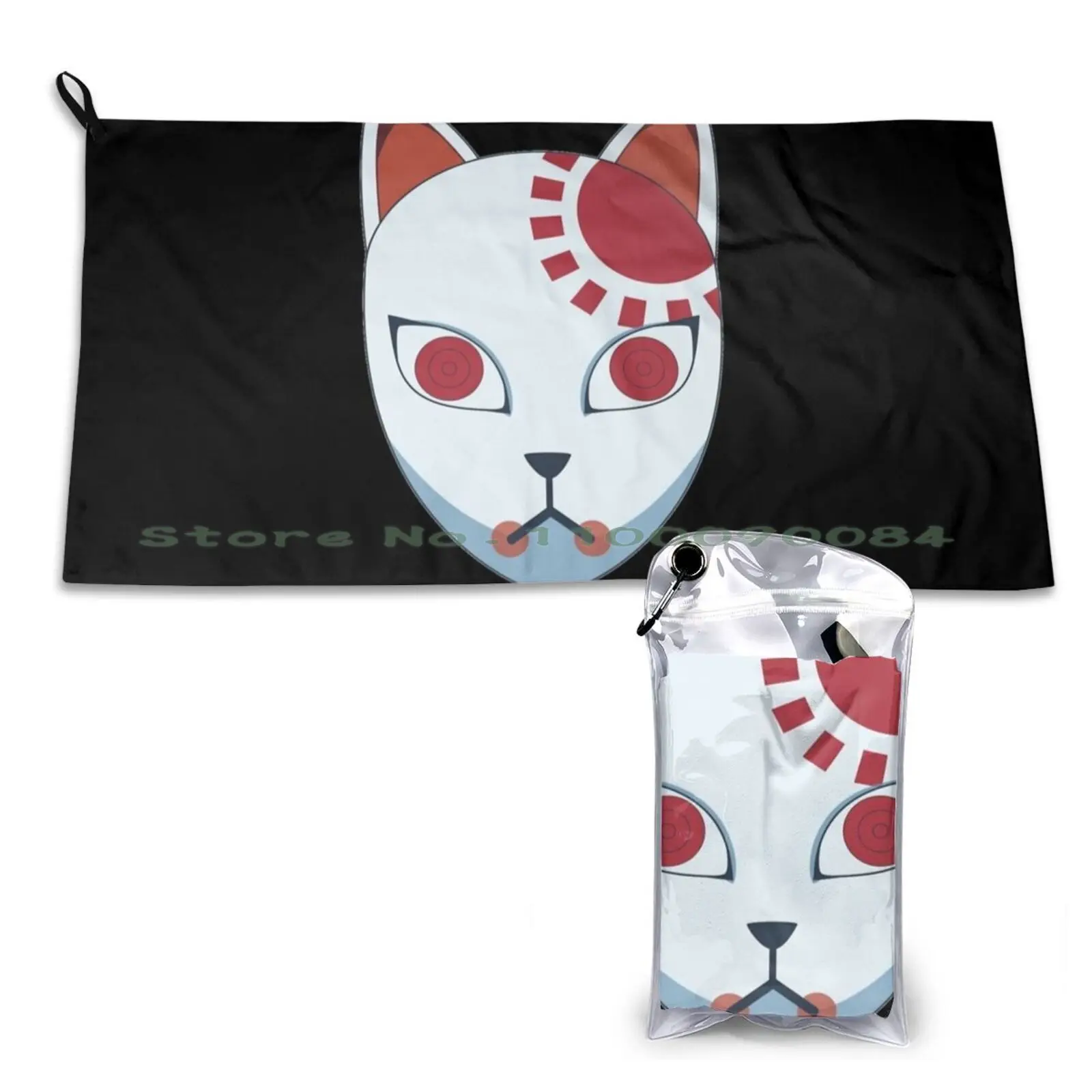 Fox Mask Asciugamano Ad Asciugatura Rapida Palestra Sport Bagno Portatile Memes Umorismo Scherzo Best Friends Kids Brank Is Love Puss In Boots Band Br