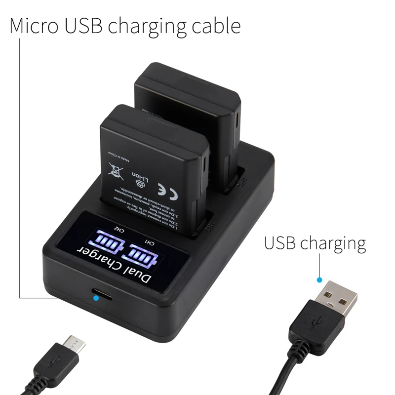 Mamen EN-EL14 EN EL14 EN-EL14A ENEL14 EL14A Аккумулятор для камеры+ ЖК-дисплей USB двойное зарядное устройство для Nikon D3100 D3200 D5300 D5100 D5200