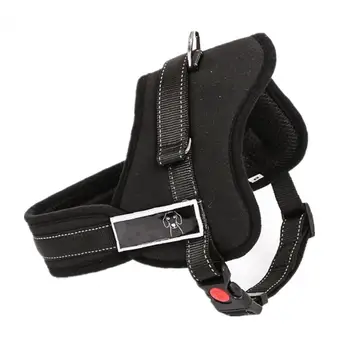 

Adjustable Dog Safety Belt Harness Pet Dogs Chest Supportor for Medium Large Pet Dog - Black Size XL