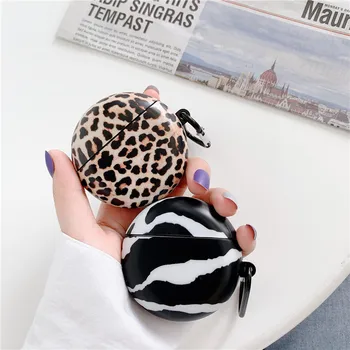 

Fashion Leopard Silicone Case for Huawei FreeBuds 3 Earphone Cover Cute Zebra pattern Charging Box Cases Headphone Funda