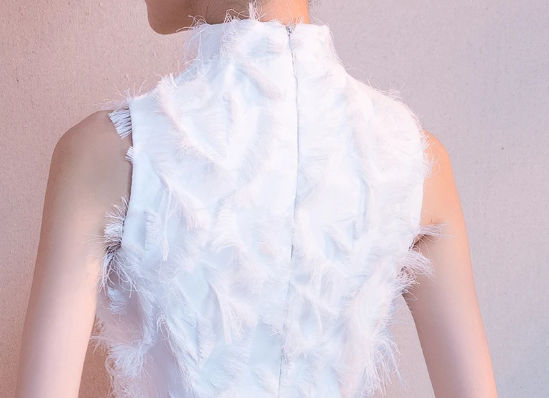 Белое Женское платье без рукавов Cheongsam, короткие тонкие вечерние платья, весеннее китайское стильное платье с воротником-стойкой, Qipao, сексуальное платье Vestido XS-3XL