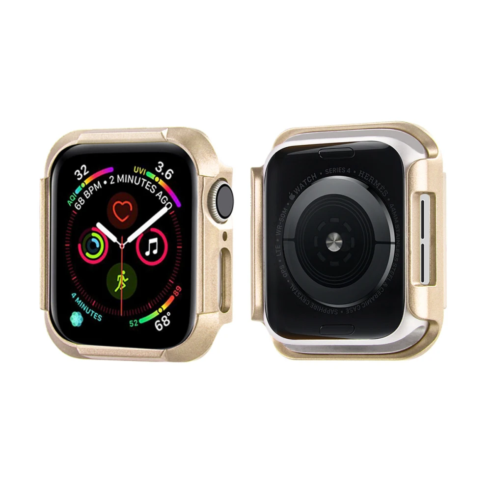 Чехол из поликарбоната для Apple Watch 4, 40 мм, 44 мм, защитный чехол для iWatch 5, 40, 44 мм, бампер для часов, Жесткая Броня, защитная рамка, серия 4