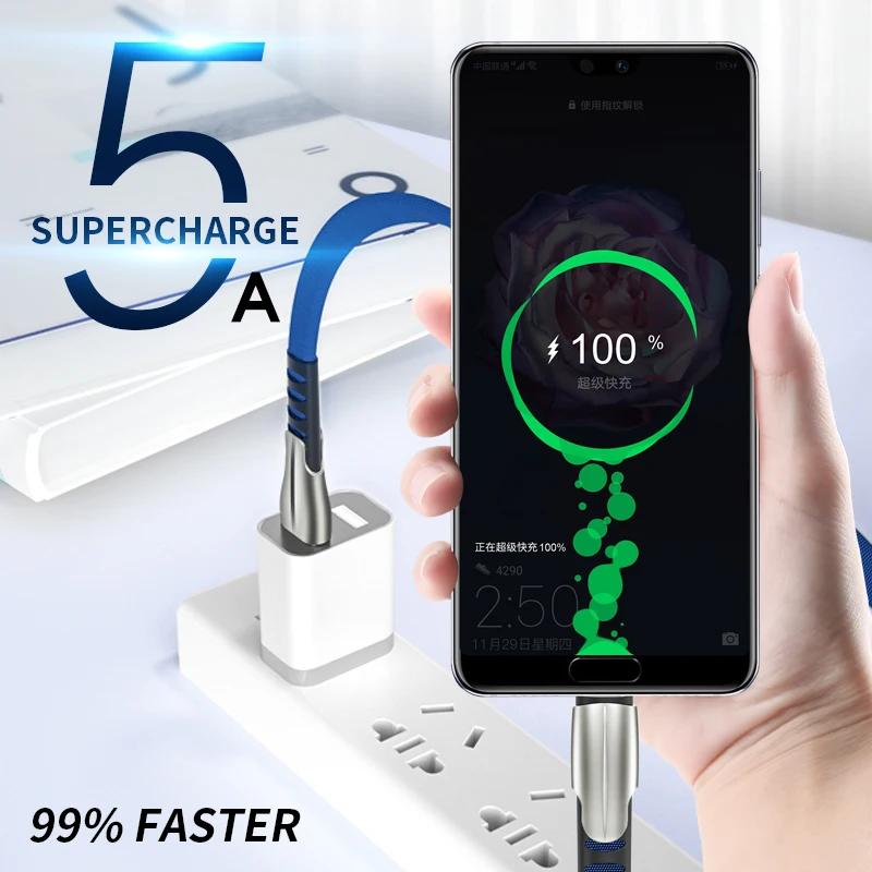 Micro USB Cable 5A Fast Charging USB Sync Data Mobile Phone Adapter Charger Cable For Samsung Xiaomi Sony HTC LG Android Cables Micro USB Cable 5A Fast Charging USB Sync Data Mobile Phone Adapter Charger Cable For Samsung Xiaomi Sony HTC LG Android Cables