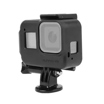 

Sunnylife Protective Case for Gopro Hero 8 Black Camera Shock-proof Cage Precise Hole Cover with 1/4 Screw Adapter for Go Pro 8