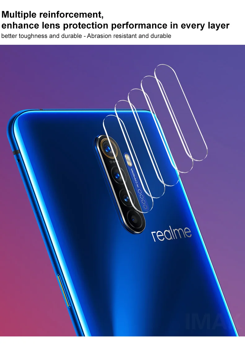 IMAK HD Защита объектива камеры для OPPO Realme 5 Pro Q XT X2 Pro стекло объектива камеры для OPPO K5 Reno Ace