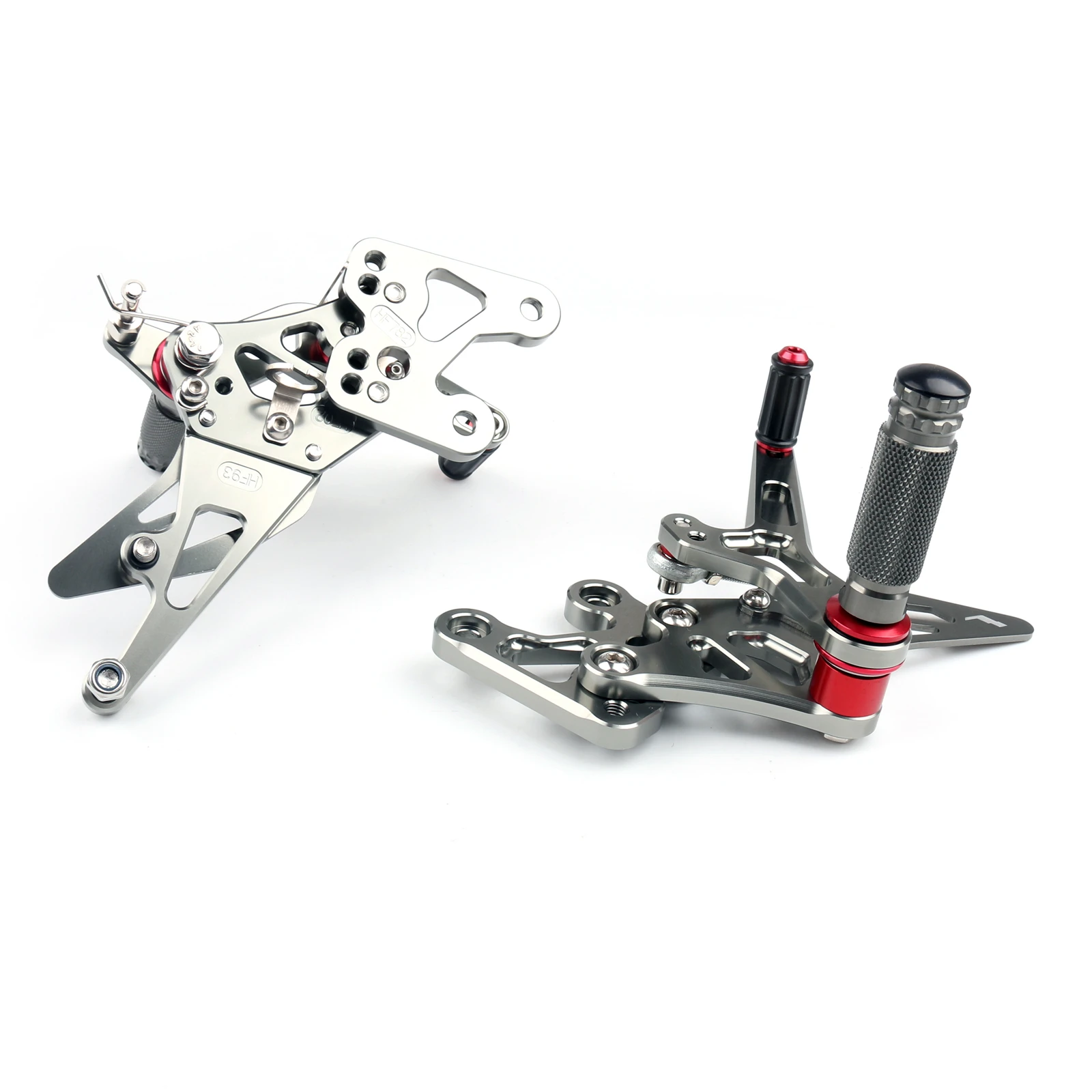 Areyourshop для Yamaha FZ1 2006- FZ8 2010-2013 Регулируемый CNC Rider задний Набор подставка для ног задняя подставка колышки двигателя