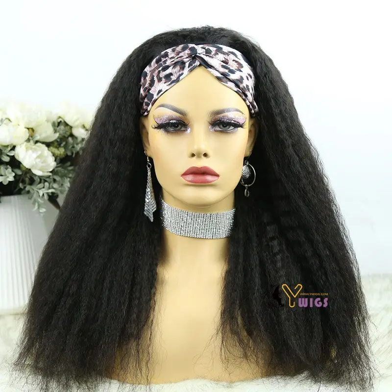 Luvin Headband Wig Straight Hair 8-24Inch Hair Wigs Part wigs for women Synthetic hair cheap Brazilian Full Machine Wig images - 6