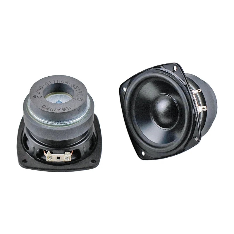 GHXAMP For Sony High-End 3.5 Inch Mid-Bass Speaker Anode Aluminum Cone Midrange Woofer Louspeaker Long Stroke Dual Magnet 1Pairs 4