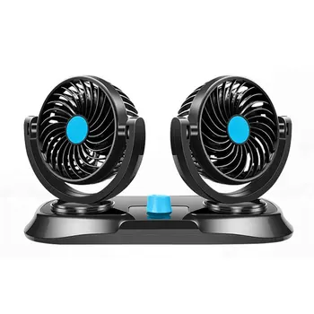 

Vehicle Car Universal Fan Double Headed Vehicle Fan 12V/24V Electric Fan Big Truck Small Fan Shaking Head Electric Fan