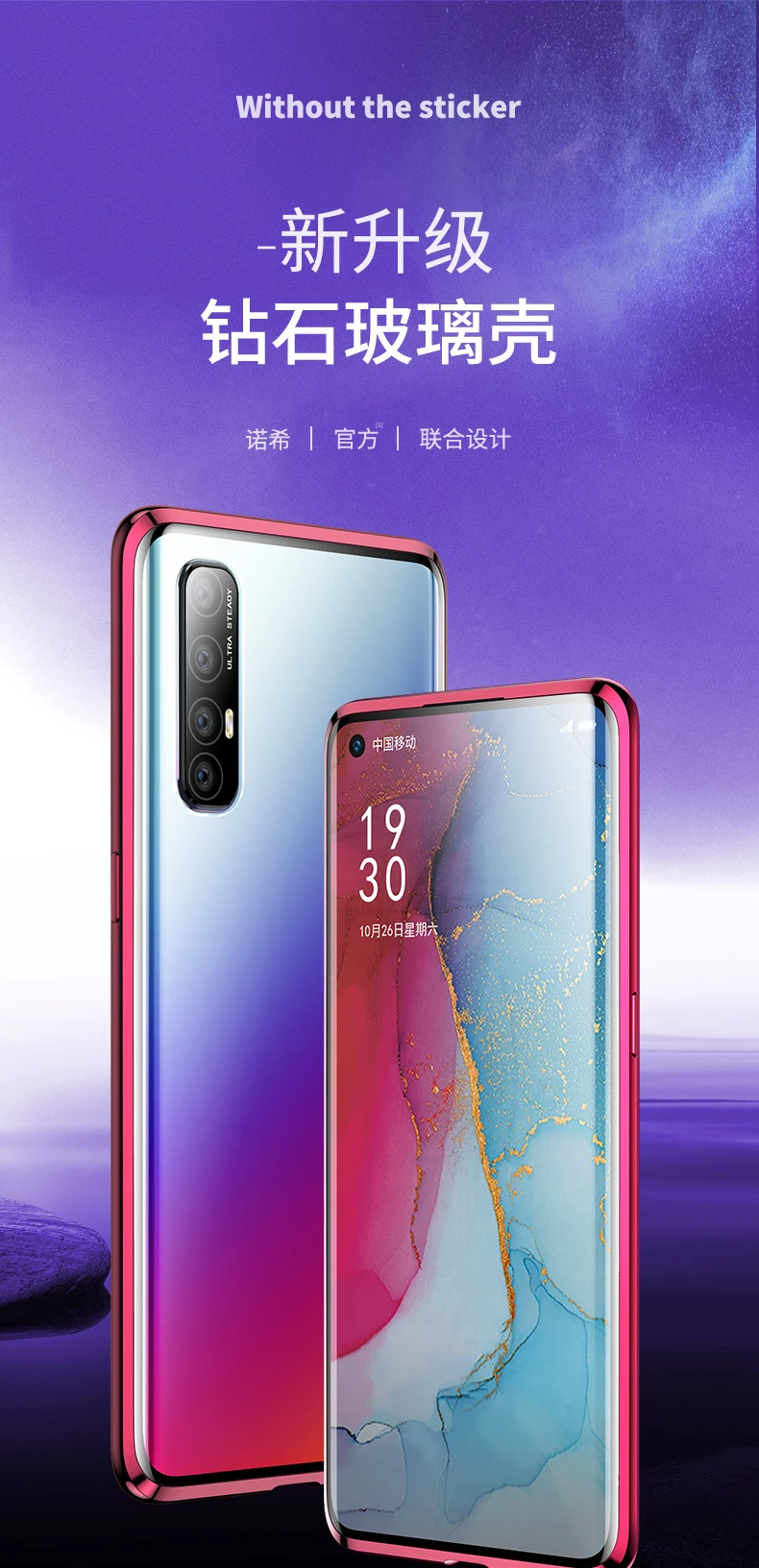 360 полная защита магнитный металлический чехол для OPPO Рино 3 Pro Рено 2Z 2F 2 Рено 10xzoom Рено Ace Двусторонняя закаленное Стекло крышка