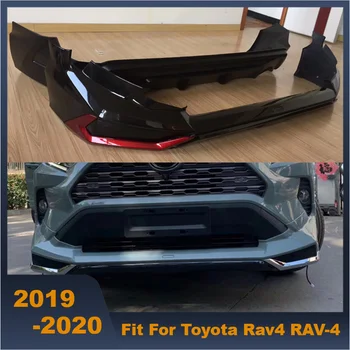 

Front And Rear Bumpers With LED Light White Black And Red Color Fit For Toyota Rav4 2019 2020