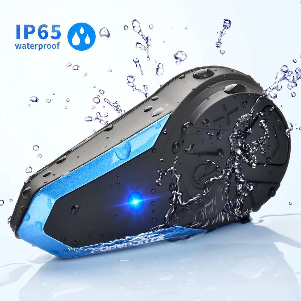 Fodsports BT-S3 bluetooth 5.0 intercomunicador moto moto rcycle