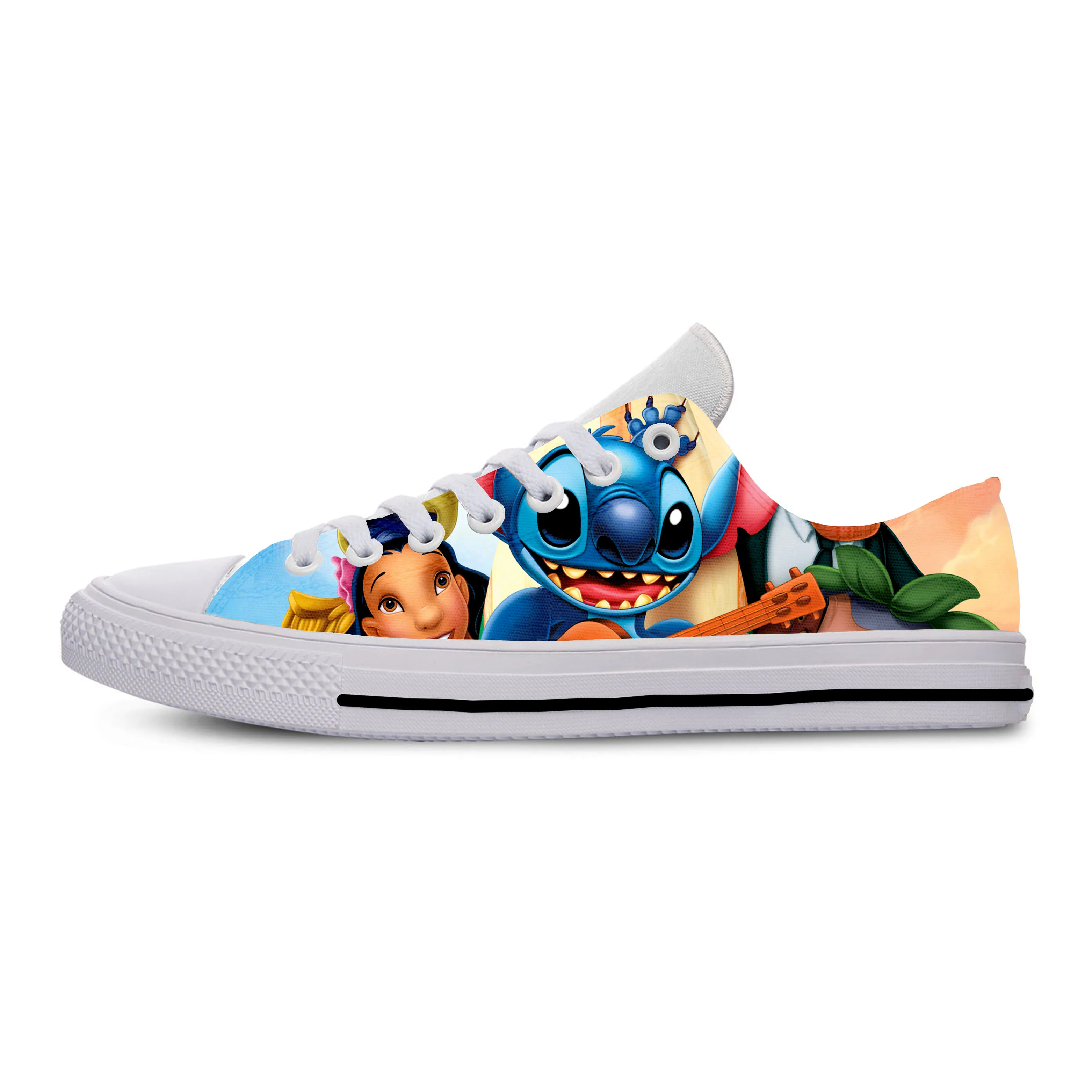 lilo and stitch 2 Lilo and stitch, хит, модные 3D кроссовки для мужчин/женщин, высокое качество, 3D печать, lilo and stitch, повседневная обувь - Цвет: lilo and stitch 2