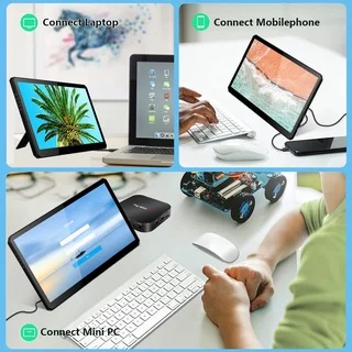 10.8 ġ 1920x1080 ޴ ġ , HDMI/USB C/Ŀ ĵ , Ʈ PS4/5 ġ  ̿ ȣȯ 