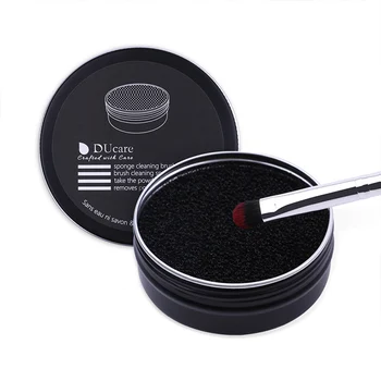 

1PC Makeup Brush Cleaner Soap Cleaning Washing Brush Silicone Pad Mat Box Make Up Cosmetic Tools