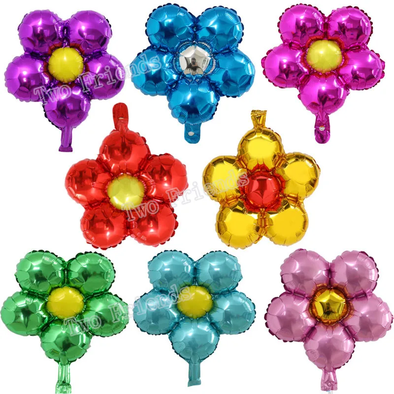 Новое поступление воздушные шары из алюминиевой фольги с цветами вечерние для