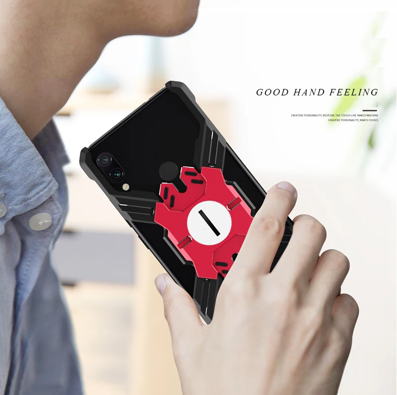 Чехол для Xiaomi Redmi Note 7, чехол для Redmi K20 Pro, защитный чехол, металлический алюминиевый каркас, противоударный чехол для телефона