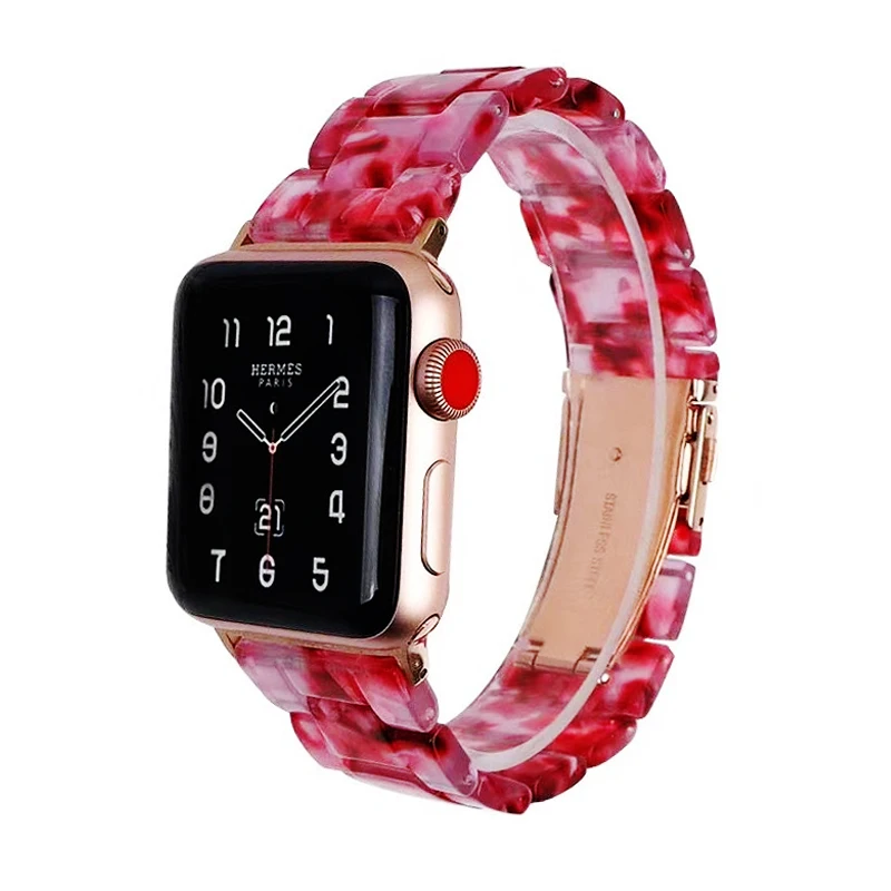 Ремешок Pride из смолы для apple watch band 40 мм 44 42 38 45 41 металлический браслет с пряжкой