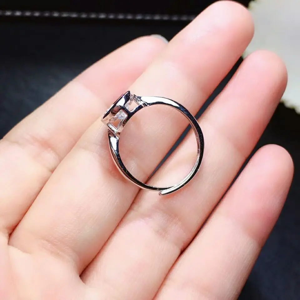 MeiBaPJ 2 карата Moissanite для комплекта бриллиантовых ювелирных изделий 925 Серебряное кольцо подвеска ожерелье 2 шт. костюмы Свадебные украшения для женщин