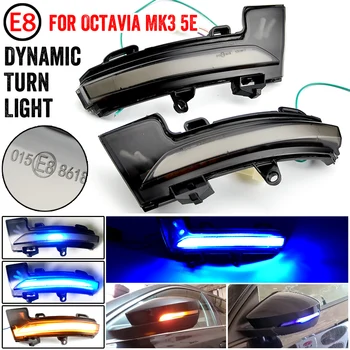 

For Skoda Octavia Mk3 5E 2013 2014 2015 2016 2017 2018 2019 Dynamic Blinker Indicator Mirror Turn Light Signal Light