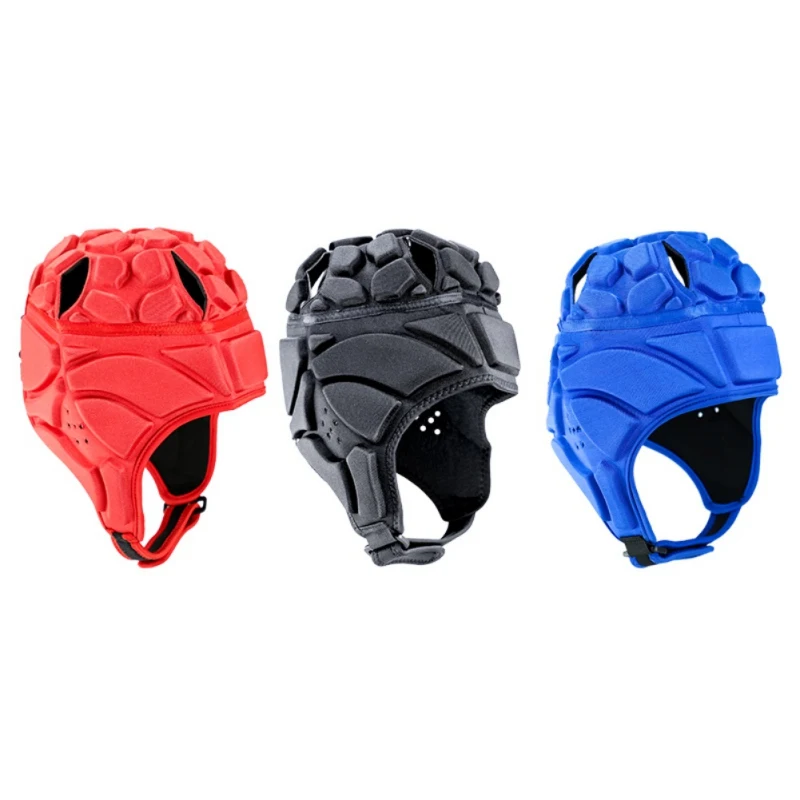 Men Women Profession Goalkeeper Helmet Guard Sports Hat Head Protector Adjustable Anti-Collision Football Soccer Goalie | Спорт и