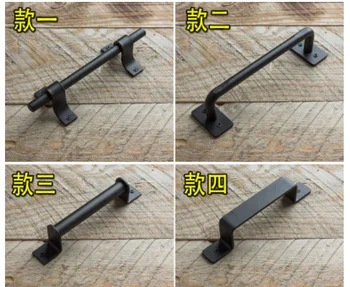 

Black Country Barn Sliding Door Pull Hardware Antique Vintage