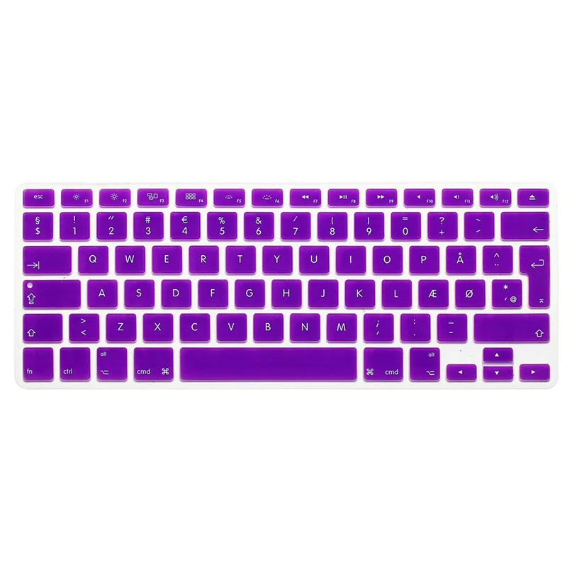 Силиконовый чехол для клавиатуры с надписью Danmark для Apple Macbook Air retina, наклейка на клавиатуру, пленка для кожи, только для США, введите клавиатуру - Цвет: DMP