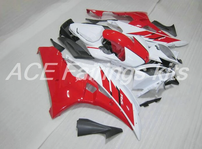 4 подарки Новые ABS полные комплекты обтекателей для YAMAHA YZF-R6 2006 2007 Обтекатели набор YZF R6 06 07 литье под давлением Горячий красный белый