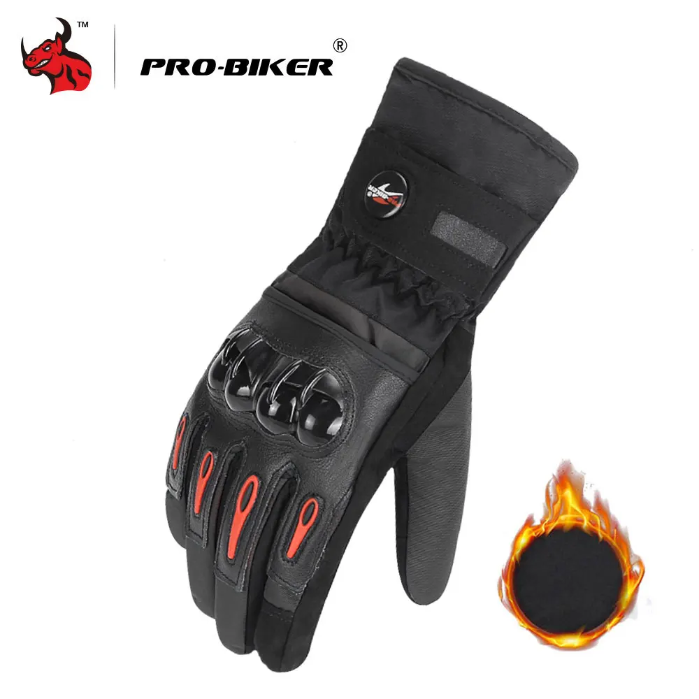 PRO BIKER Motorcycle Gloves 100 Waterproof Windproof Winter Moto