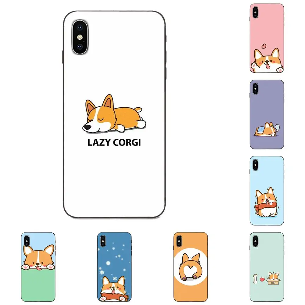 

Soft Protective Case Cute Corgi Dog For Huawei Mate 9 10 20 P8 P9 P10 P20 P30 Lite Mini Play Pro P smart Plus Z 2017 2019