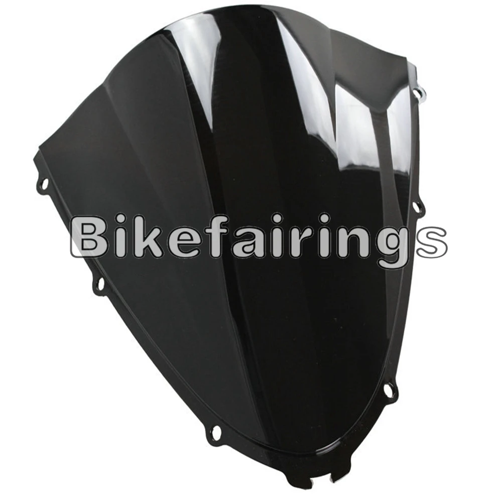Bike Accessories Windscreen For Kawasaki ZX14R 2006 2007 2008 2009 2010 2011 ZZ-R1400 ABS Plastic Double Bubble Style Windshield