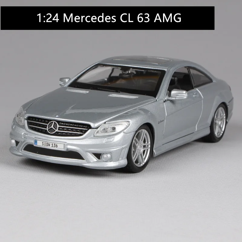 Maisto 1:24 Mercedes-Benz AMG сплав гоночный автомобиль-трансформер модель автомобиля Моделирование Украшение автомобиля коллекция Подарочная игрушка - Цвет: CL-63-AMG