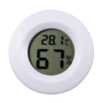 

Circular Thermohygrometer Reptile LCD display Humidity display Humidity display resolution 1% Temperature 1 pcs