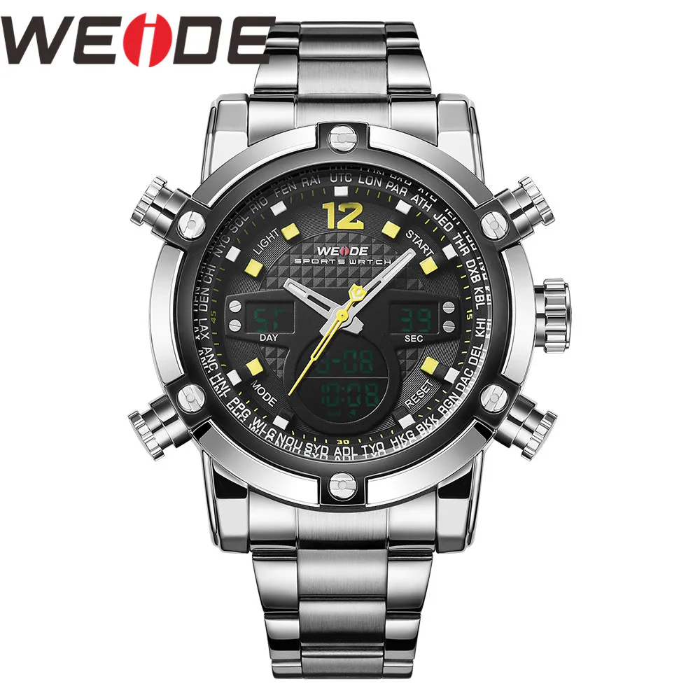 mens watch with alarm and light