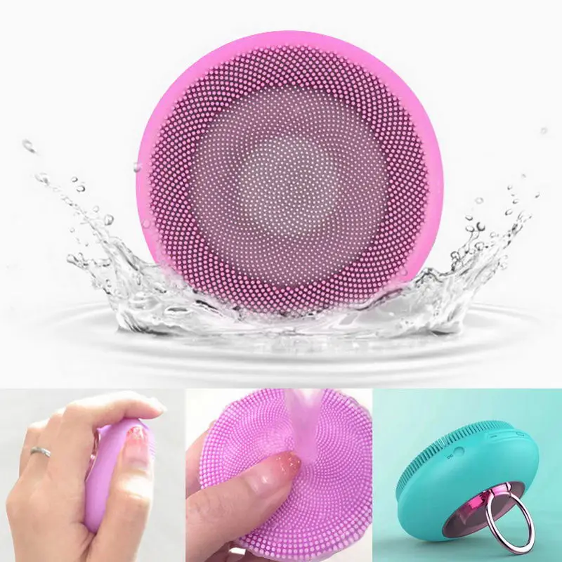 

Silicone Ring Buckle Cleansing Instrument Electric Wash Instrument Five-speed Adjustment Lasting Battery Life Fast Charging H7JP