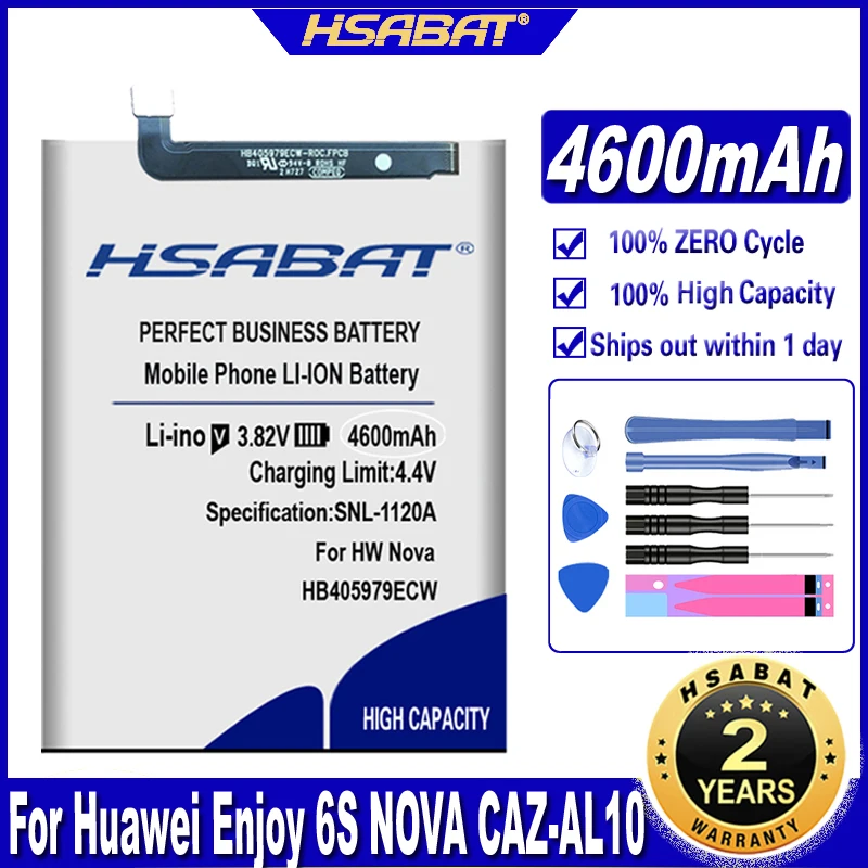 Аккумулятор HSABAT HB405979ECW для Huawei Enjoy 6S NOVA CAZ-AL10/TL00 Honor 7A 7S 6A 6c Y6 PRO 4600 Y5 2017 p9 lite mini мАч |